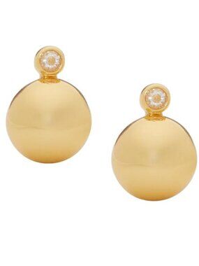 Kate Spade New York Have A Ball Stud Earrings Gold NWT